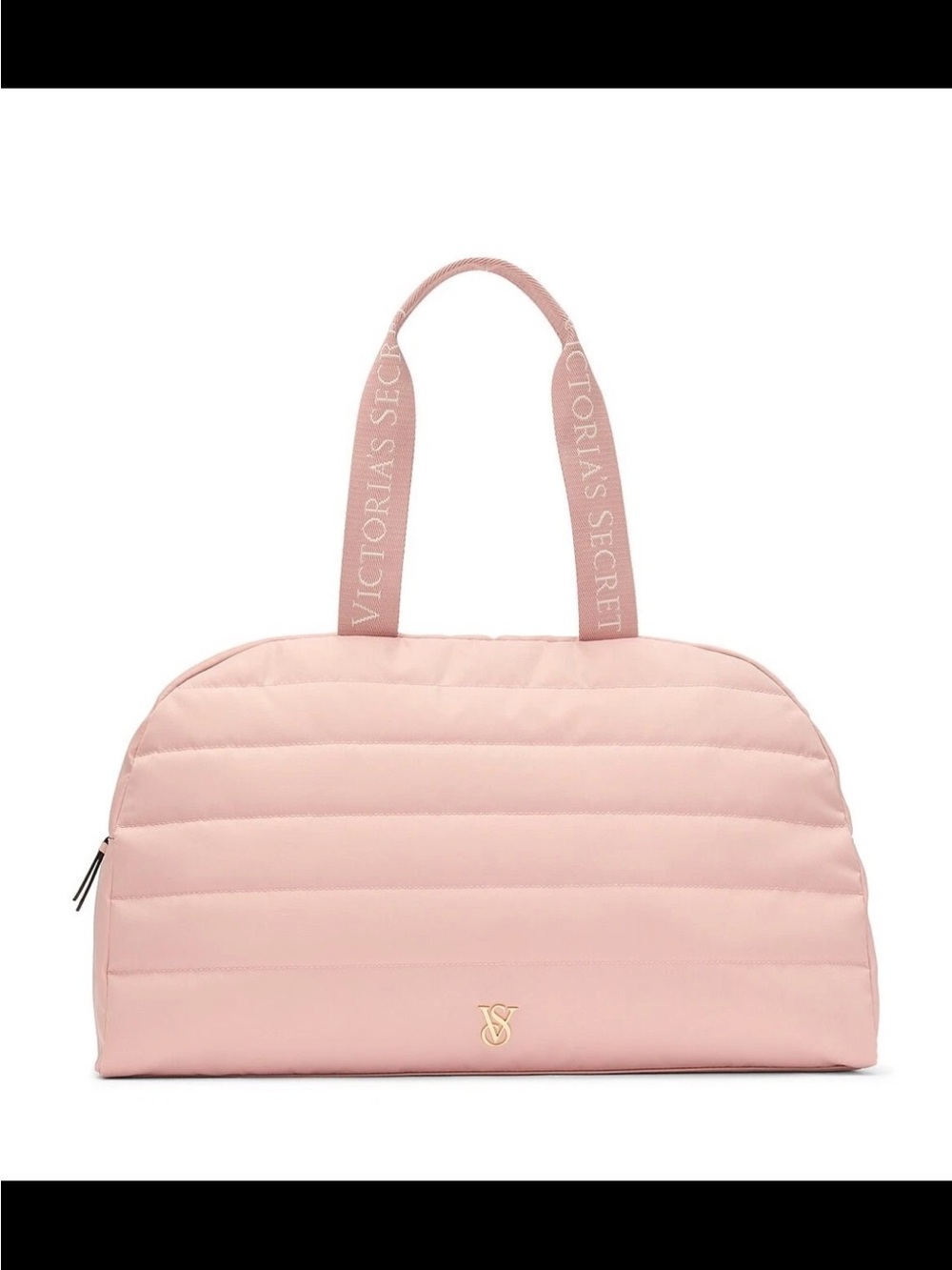 Victoria's Secret Blush Pink Quilted Duffle NWT